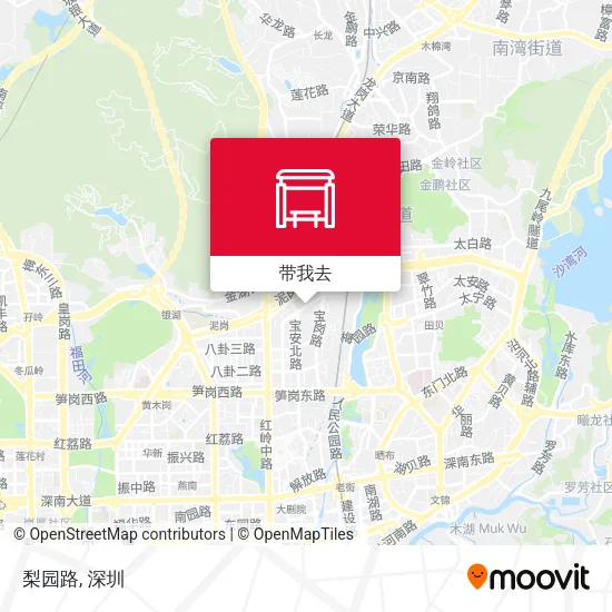 梨园路地图