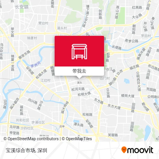 宝溪综合市场地图