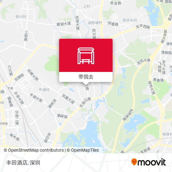 丰田酒店地图