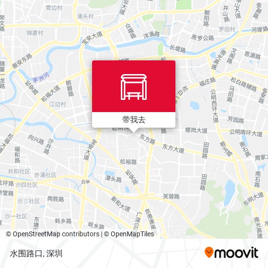 水围路口地图