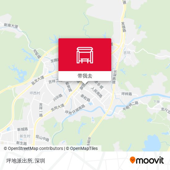 坪地派出所地图
