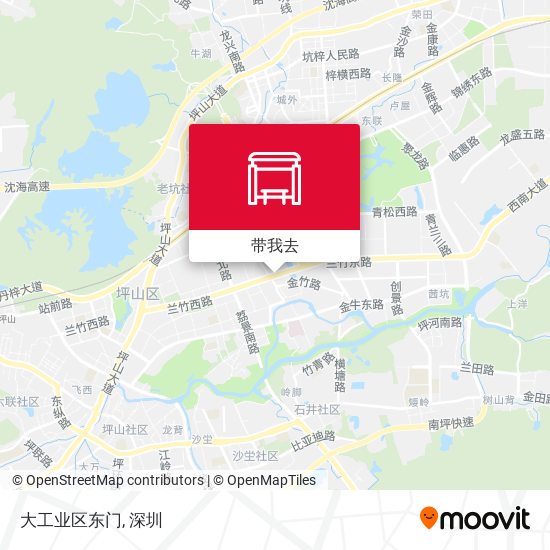 大工业区东门地图
