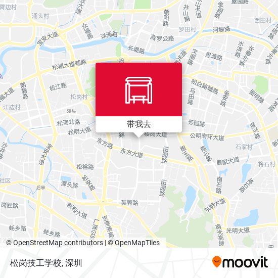松岗技工学校地图