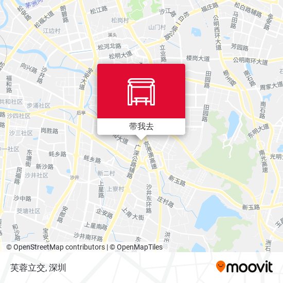 芙蓉立交地图