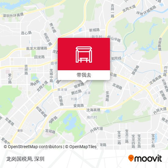 龙岗国税局地图