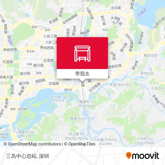 三岛中心总站地图