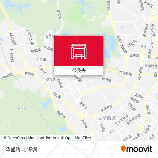 华盛路口地图