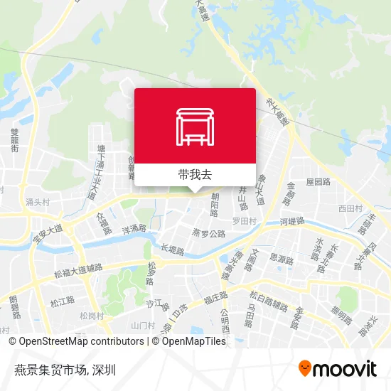 燕景集贸市场地图