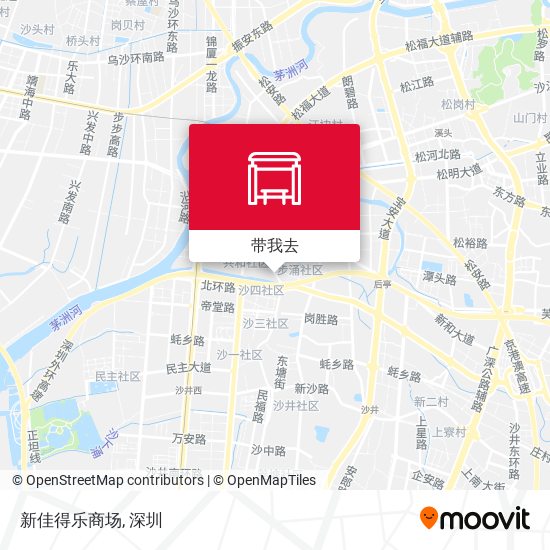 新佳得乐商场地图