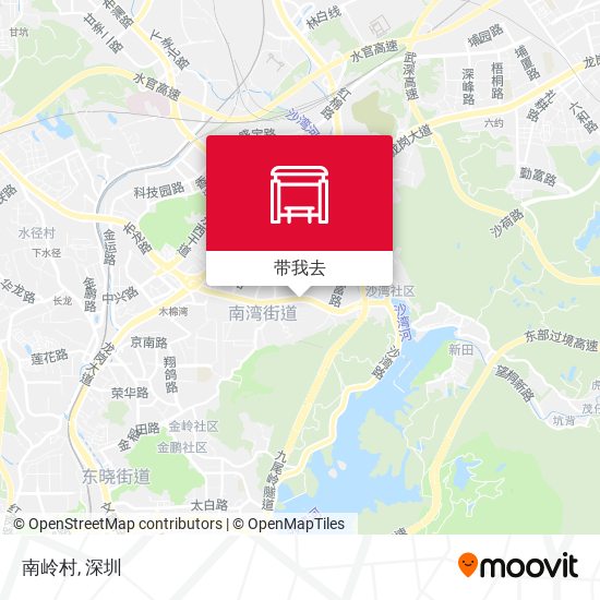 南岭村地图