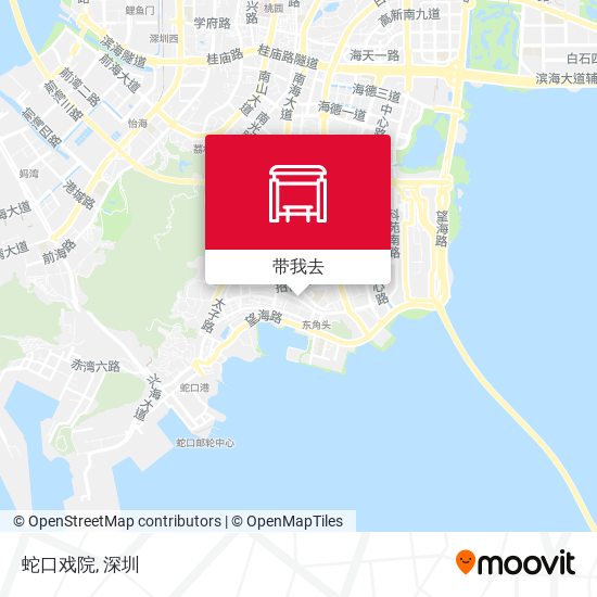 蛇口戏院地图