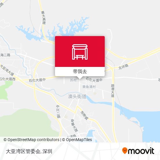 大亚湾区管委会地图