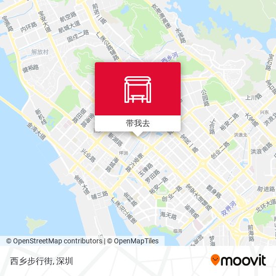 西乡步行街地图