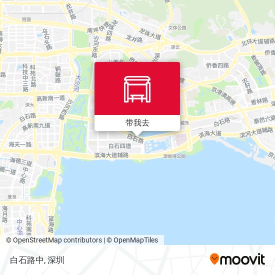 白石路中地图