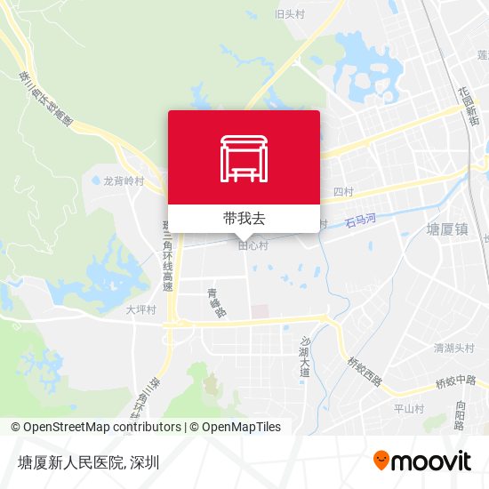 塘厦新人民医院地图