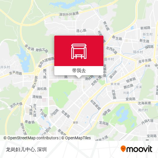 龙岗妇儿中心地图