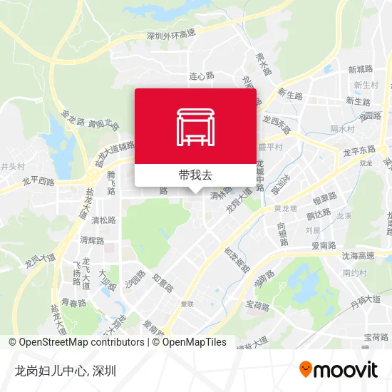 龙岗妇儿中心地图
