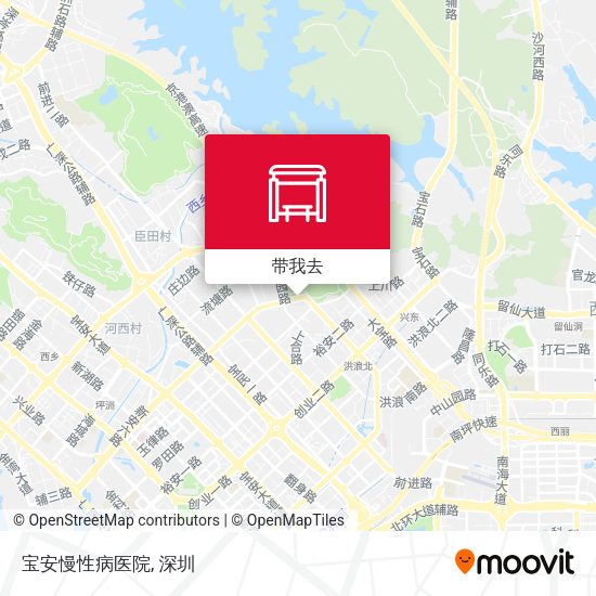宝安慢性病医院地图