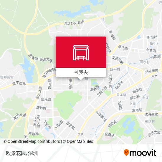 欧景花园地图