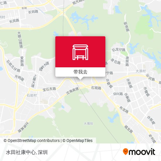 水田社康中心地图