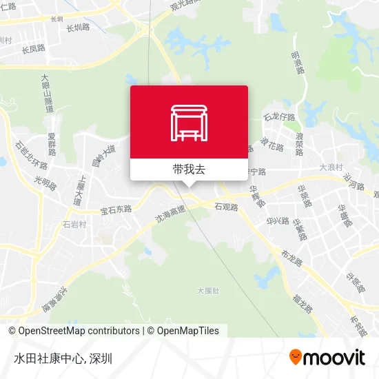 水田社康中心地图