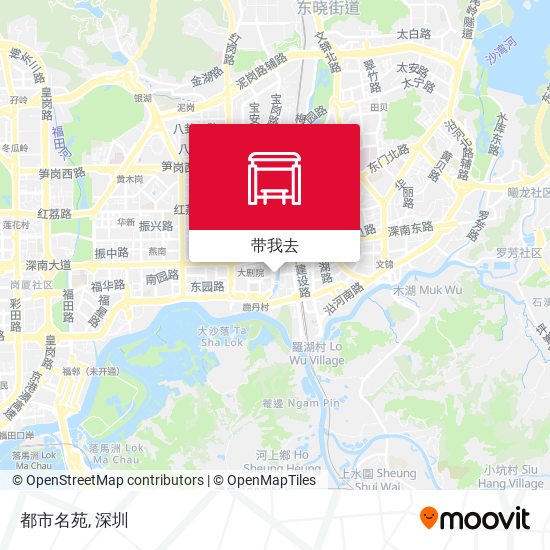 都市名苑地图