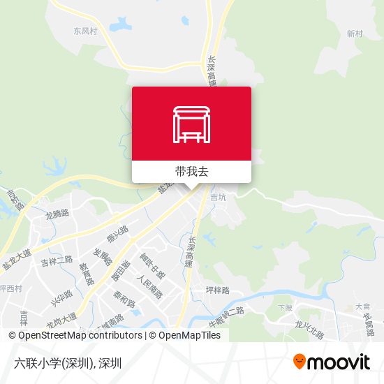 六联小学(深圳)地图