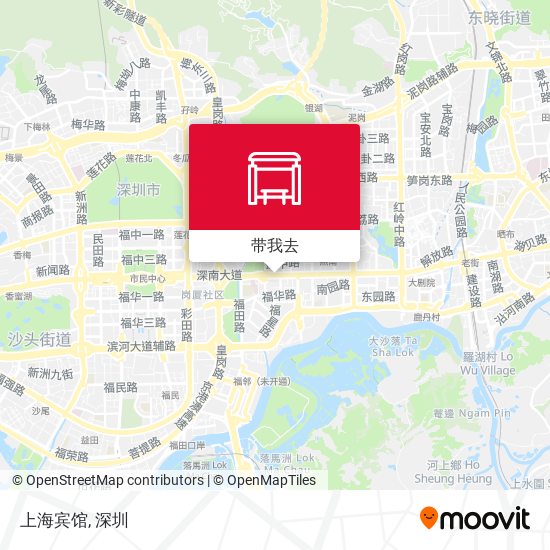 上海宾馆地图
