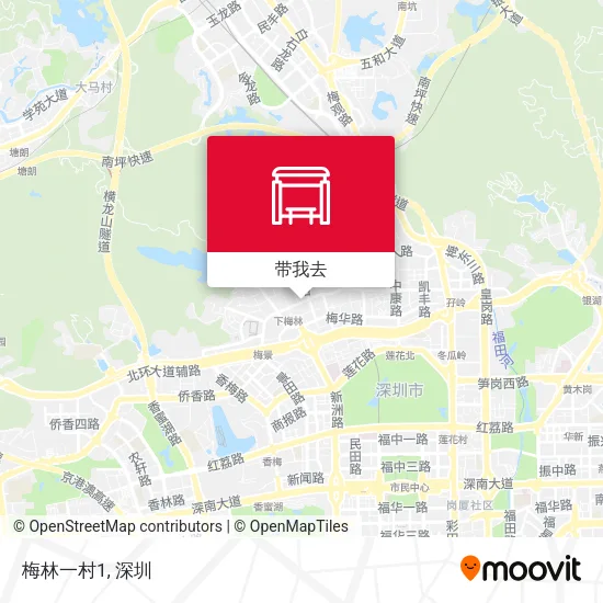 梅林一村1地图