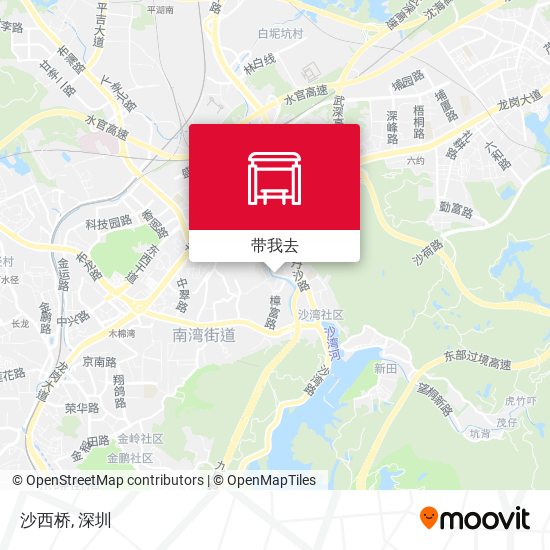 沙西桥地图