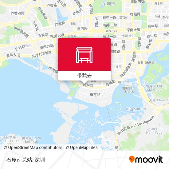 石厦南总站地图