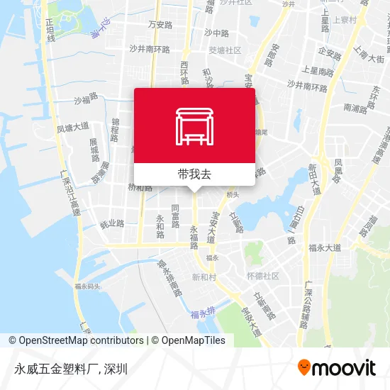 永威五金塑料厂地图