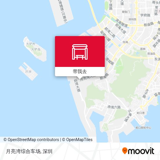 月亮湾综合车场地图