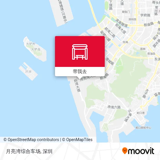 月亮湾综合车场地图
