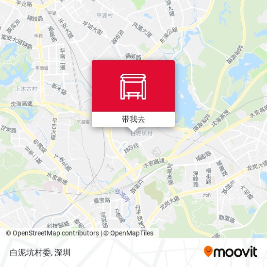 白泥坑村委地图