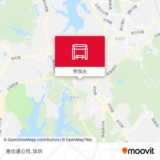 雅信通公司地图