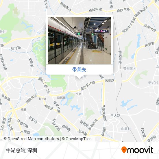 牛湖总站地图