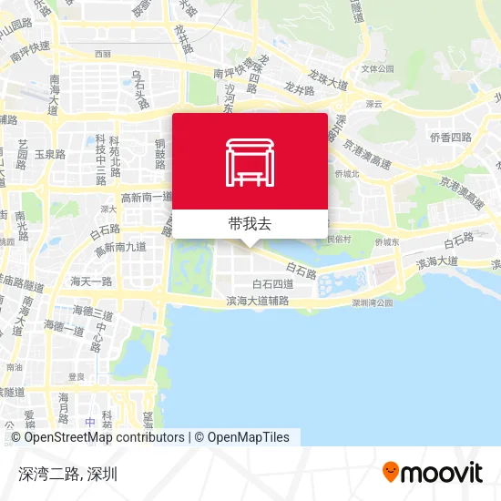 深湾二路地图