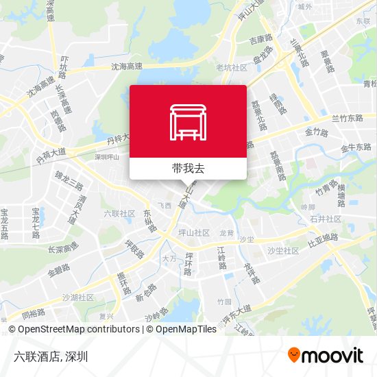 六联酒店地图