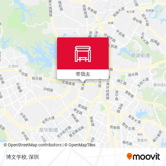 博文学校地图