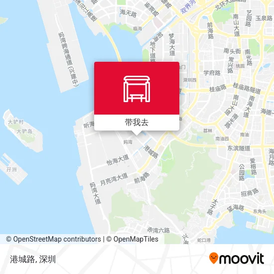 港城路地图