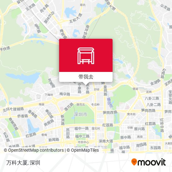 万科大厦地图