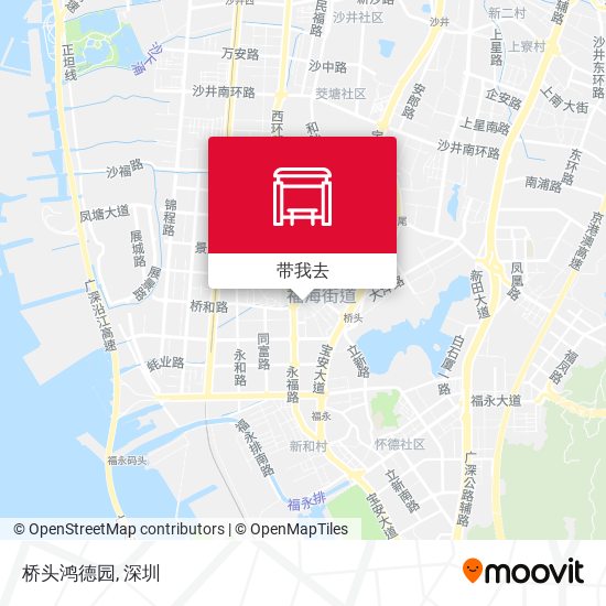 桥头鸿德园地图