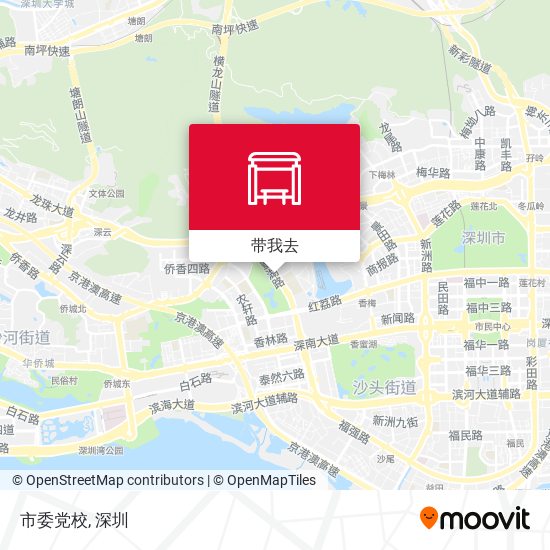 市委党校地图