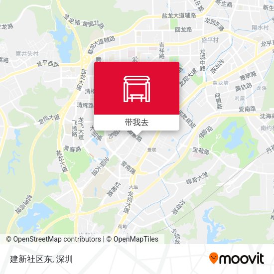 建新社区东地图