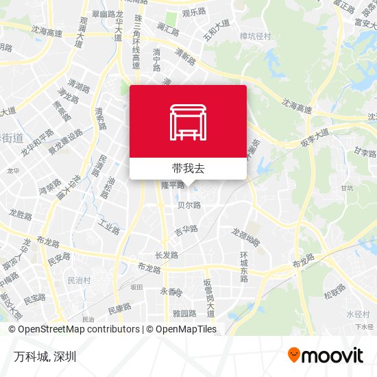 万科城地图