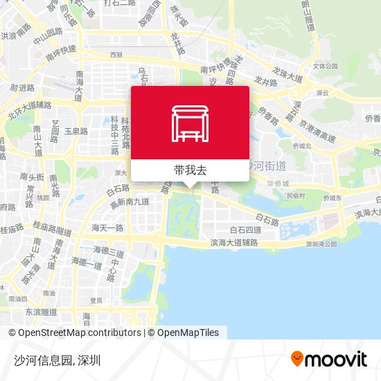 沙河信息园地图