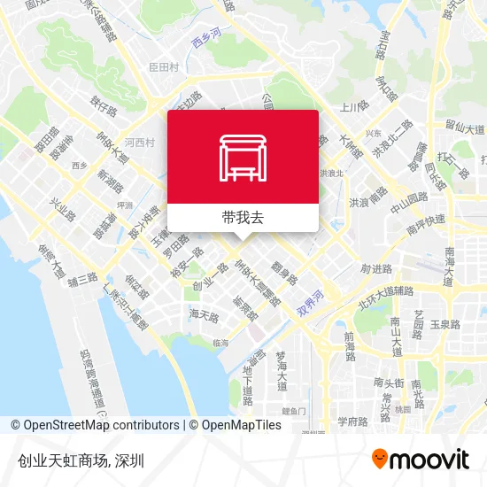 创业天虹商场地图