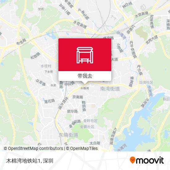 木棉湾地铁站1地图