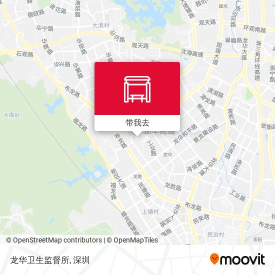 龙华卫生监督所地图
